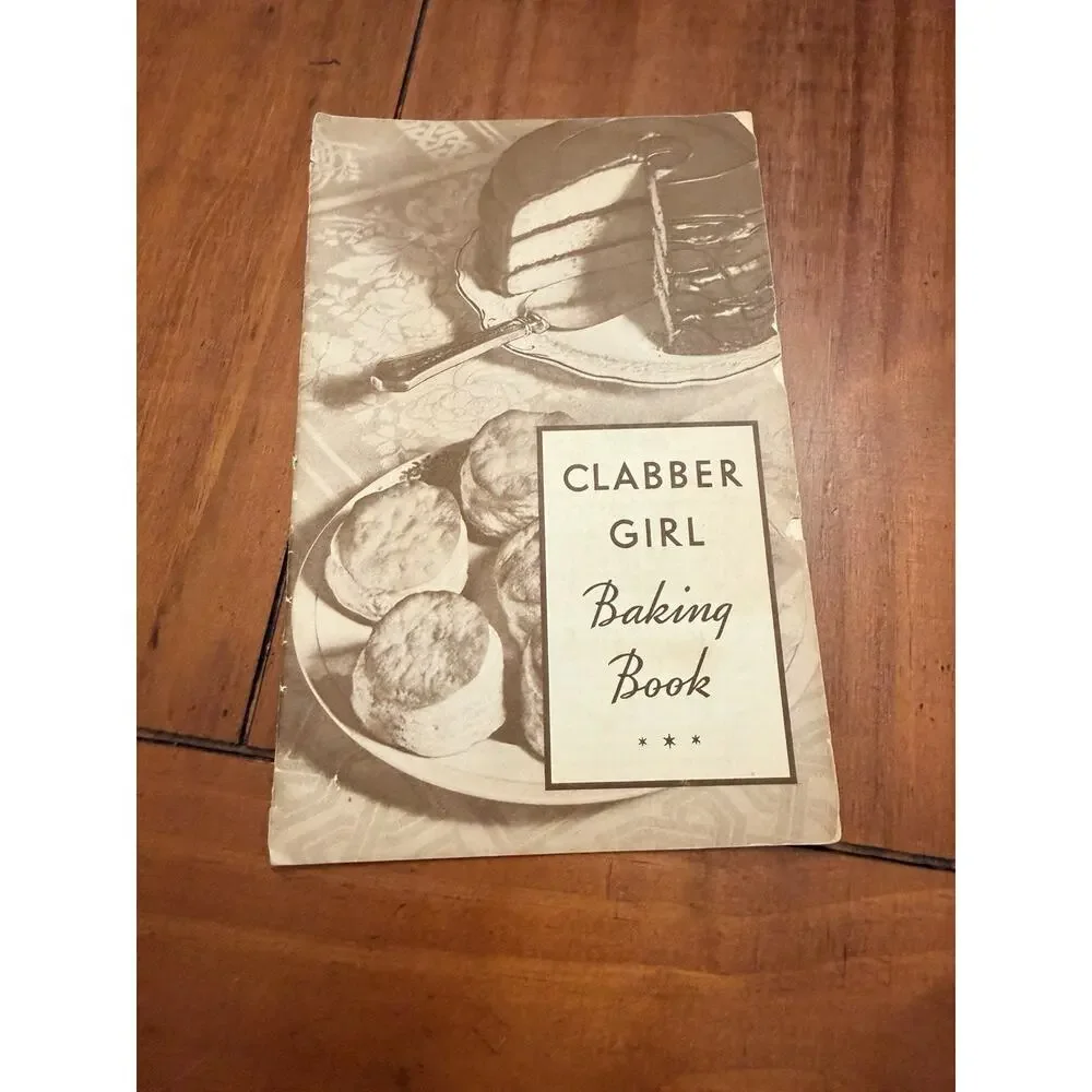 Clabber GIrl Baking Book 1934, Vintage recipe Booklet 19 Pgs